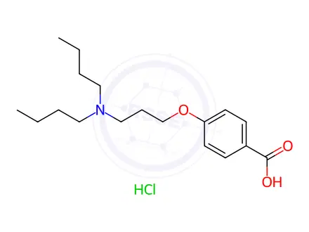 Chemical structure of Dronedarone Impurity-9 HCl