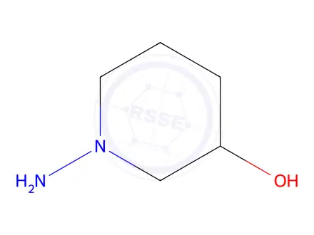 Chemical structure of 1-Aminopiperidin-3-ol hydrochloride