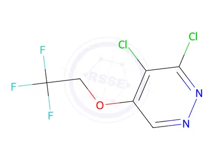 Chemical structure of 3,4-Dichloro-5-(2,2,2-trifluoroethoxy)pyridazine