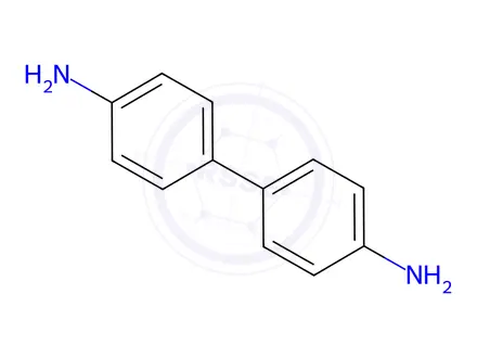 Chemical structure of Benzidine dihydrochloride