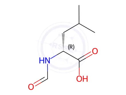 Chemical structure of N-α-Formyl-D-Leucine