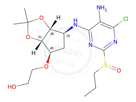Chemical structure of Ticagrelor Impurity 119