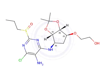 Chemical structure of Ticagrelor Impurity 3