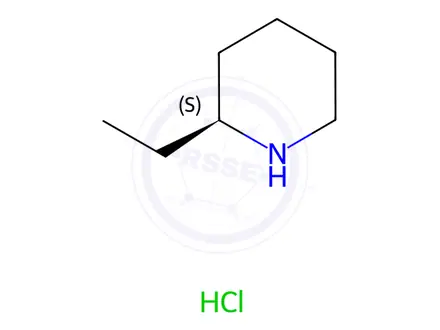 Chemical structure of (S)-2-Ethylpiperidine hydrochloride