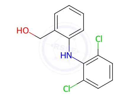 Chemical structure of Diclofenac EP Impurity C