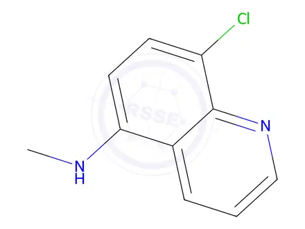 Chemical structure of 8-Chloro-N-methylquinolin-5-amine