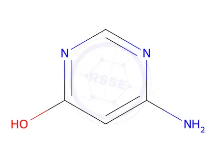 Chemical structure of 6-aminopyrimidin-4-ol