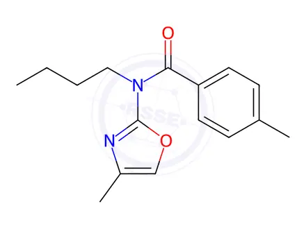 Chemical structure of N-Butyl-4-methyl-N-(4-methyloxazol-2-yl)benzamide