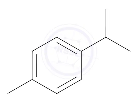 Chemical structure of 4-Isopropyltoluene
