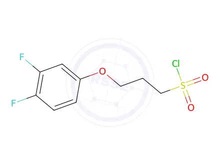 Chemical structure of 3-(3,4-Difluorophenoxy)propane-1-sulfonyl chloride