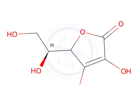 Chemical structure of 3-O-methylascorbic acid