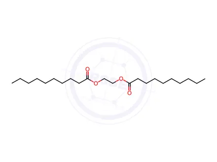 Chemical structure of Ethylene Glycol Dicaprate