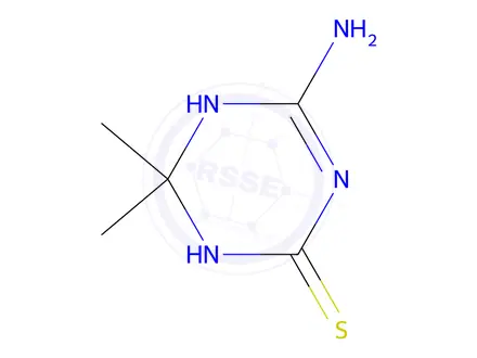 Chemical structure of 4-Amino-6,6-dimethyl-5,6-dihydro-1,3,5-triazine-2(1H)-thione