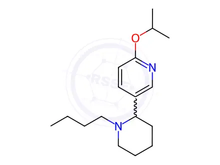 Chemical structure of 5-(1-Butylpiperidin-2-yl)-2-isopropoxypyridine
