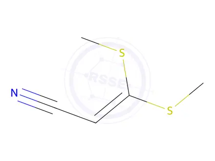 Chemical structure of 3,3-bis(methylthio)acrylonitrile
