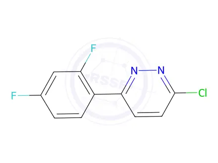 Chemical structure of 3-chloro-6-(2,4-difluorophenyl)pyridazine