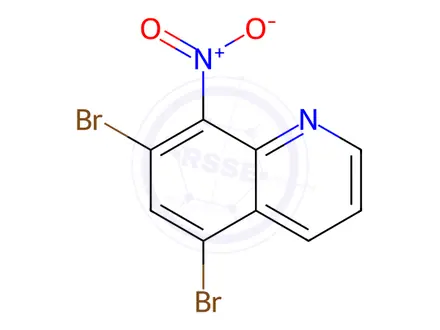 Chemical structure of 5,7-Dibromo-8-nitroquinoline
