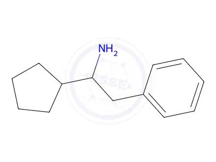 Chemical structure of 1-Cyclopentyl-2-phenylethan-1-amine