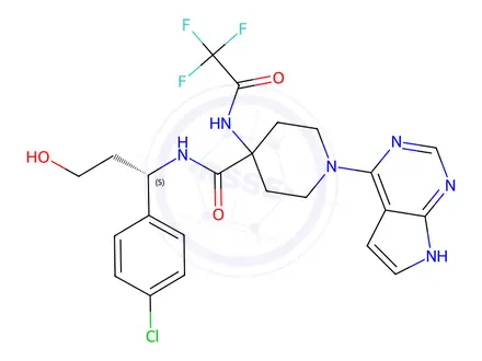 Chemical structure of Capivasertib Impurity 37