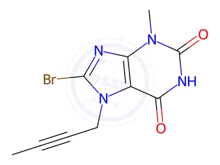 Chemical structure of Linagliptin Impurity 313