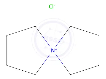 Chemical structure of 5-Azoniaspiro[4.4]nonane Chloride