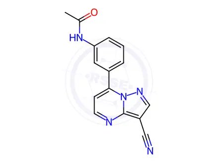 Chemical structure of Desethyl Zaleplon