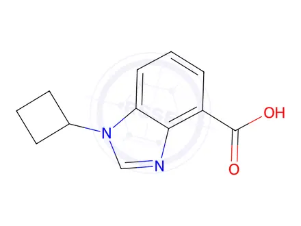 Chemical structure of 1-Cyclobutyl-1h-benzo[d]imidazole-4-carboxylic acid