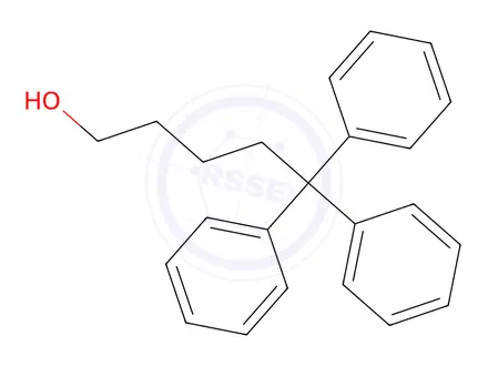 Chemical structure of 5,5,5-Triphenyl-1-pentanol