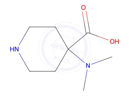 Chemical structure of 4-(Dimethylamino)piperidine-4-carboxylic acid