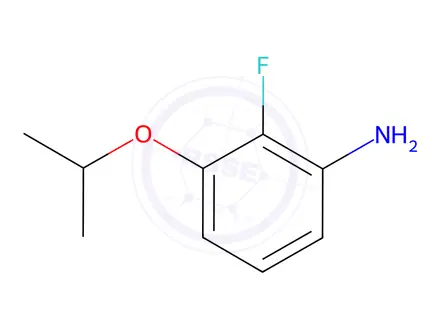 Chemical structure of 2-Fluoro-3-isopropoxyaniline
