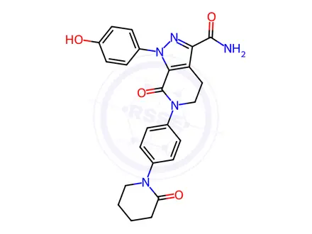 Chemical structure of O-Desmethyl Apixaban