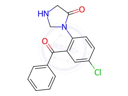 Chemical structure of Alprazolam Impurity 42