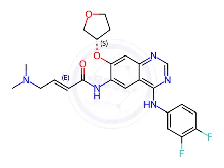 Chemical structure of Afatinib Impurity F