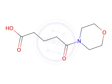 Chemical structure of 5-Morpholino-5-oxopentanoic acid