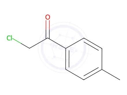 Chemical structure of 2-chloro-1-(4-methylphenyl)ethanone