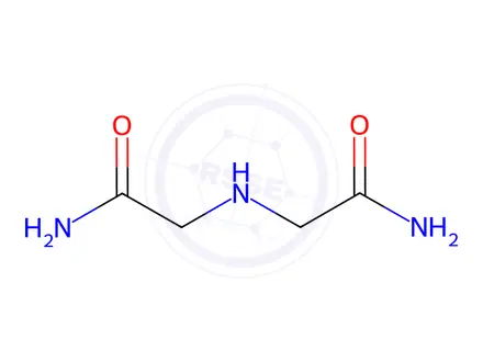 Chemical structure of 2,2'-azanediyldiacetamide