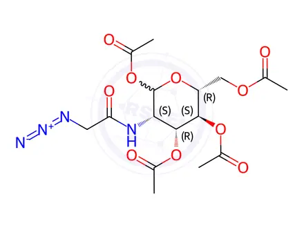 Chemical structure of N-Azidoacetyl-D-mannosamine
