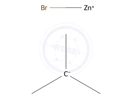 Chemical structure of tert-butylzinc(II) bromide