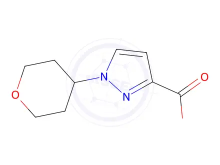 Chemical structure of 1-(Oxan-4-yl)-1h-pyrazole-3-carboxylic acid