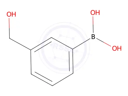 Chemical structure of 3-(Hydroxymethyl)benzeneboronic acid