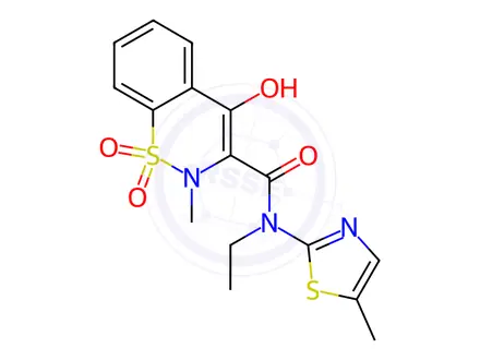Chemical structure of Amido Ethyl Meloxicam
