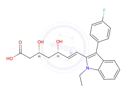 Chemical structure of Fluvastatin EP Impurity C