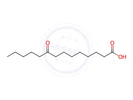 Chemical structure of 9-Oxotetradecanoic acid