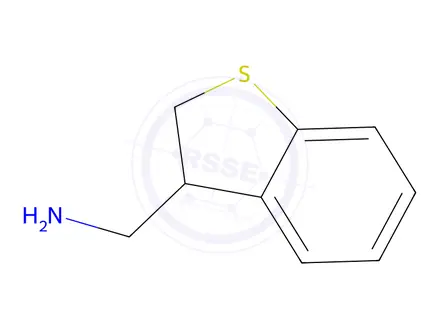 Chemical structure of 2,3-dihydro-1-benzothiophen-3-ylmethanamine
