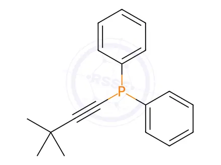 Chemical structure of (3,3-diMethyl-1-butynyl)diphenylphosphine