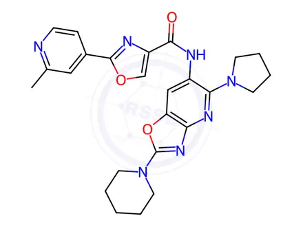 Chemical structure of Emavusertib Impurity 27