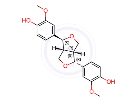 Chemical structure of (+)-Epipinoresinol