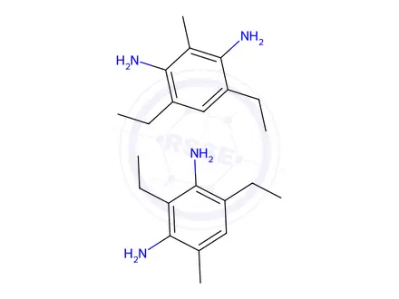 Chemical structure of 3,5-Diethyl-(2,4-or 2,6-)toluenediamine