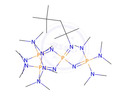 Chemical structure of 1-TERT-OCTYL-4,4,4-TRIS(DIMETHYLAMINO)-2,2-BIS[TRIS(DIMETHYLAMINO) PHOSPHORANYLIDE-NAMINO]-2LAMBDA5,4LAMBDA5-CATENADI(PHOSPHAZENE)