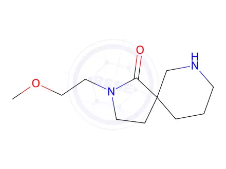Chemical structure of 2-(2-Methoxyethyl)-2,7-Diazaspiro[4.5]Decan-1-One